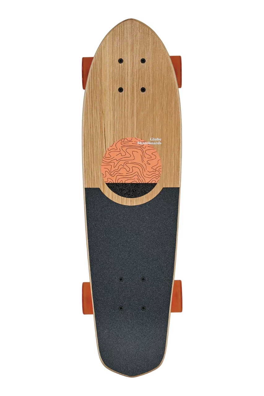 Globe Blazer Cruiser Skateboard White Oak/Concrete - 26" 2 Globe Blazer Cruiser Skateboard White Oak/Concrete - 26" - Image 2