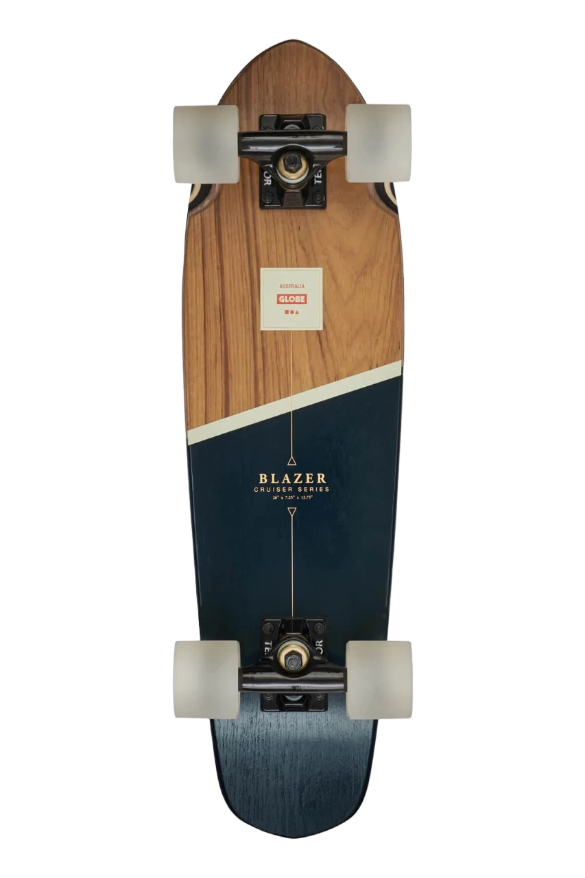 Globe Blazer Cruiser Skateboard Teak/Black - 26" 1 Globe Blazer Cruiser Skateboard Teak/Black - 26"