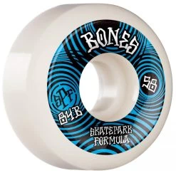 Bones SPF Ripples P5 Sidecut White Skateboard Wheels - 58mm 84B