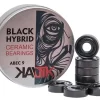 Kaltik Black Ceramic Hybrid Bearings - Set Of 8