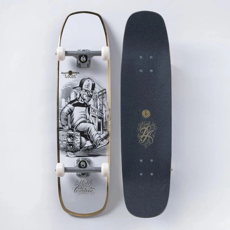 California Locos X Mister Cartoon Beat Box Street Completes Skateboard - 8.25" 1 California Locos X Mister Cartoon Beat Box Street Completes Skateboard - 8.25"