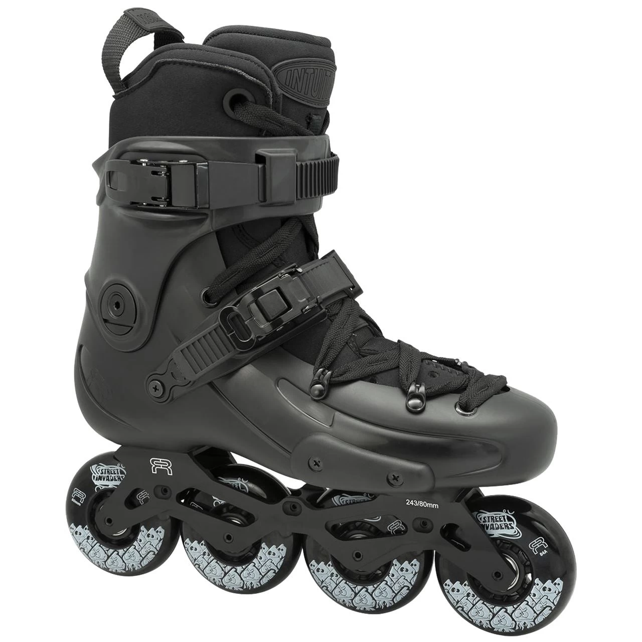 FR Skates FR1 80 Intuition Inline Skates - Black 1 FR Skates FR1 80 Intuition Inline Skates - Black