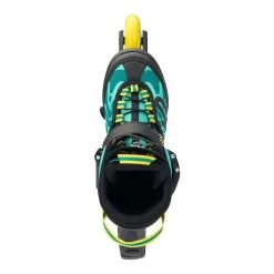 K2 Marlee Pro Adjustable Size Skates - Green/Yellow -Skateboard Promotion Store K2MarleeProAdjustableSizeSkatesGreenYellowtop