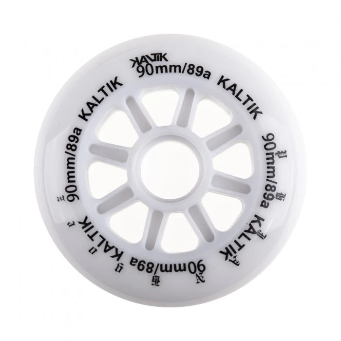 Kaltik Phanjangoez White Wheels 90mm 89a - Set Of 4 1 Kaltik Phanjangoez White Wheels 90mm 89a - Set Of 4