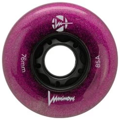 Luminous Light Up Inline Skate Wheels - Purple Haze 4 Pack
