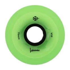Luminous Light Up Wheels Green Glow 70mm - Set Of 4