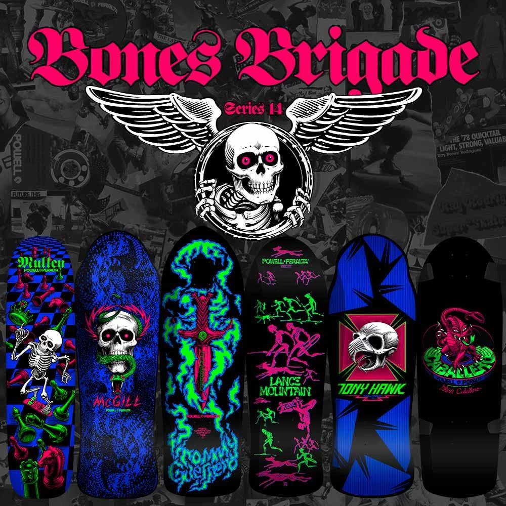 Powell Peralta Bones Brigade Hawk Series 14 Reissue Skateboard Deck - 10.38" 3 Powell Peralta Bones Brigade Hawk Series 14 Reissue Skateboard Deck - 10.38" - Image 3