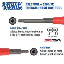 Sonic Pro Tool +F -Skateboard Promotion Store Pro F Axle