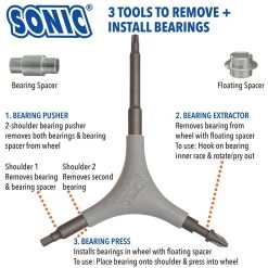 Sonic Pro Tool +T 6 Sonic Pro Tool +T -Skateboard Promotion Store Pro T Bearing