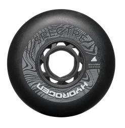 Rollerblade Hydrogen Spectre Inline Skate Wheels Black 80mm 85a - Set Of 4
