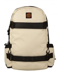 Santa Cruz Classic Label Skatepack Bag - Off White