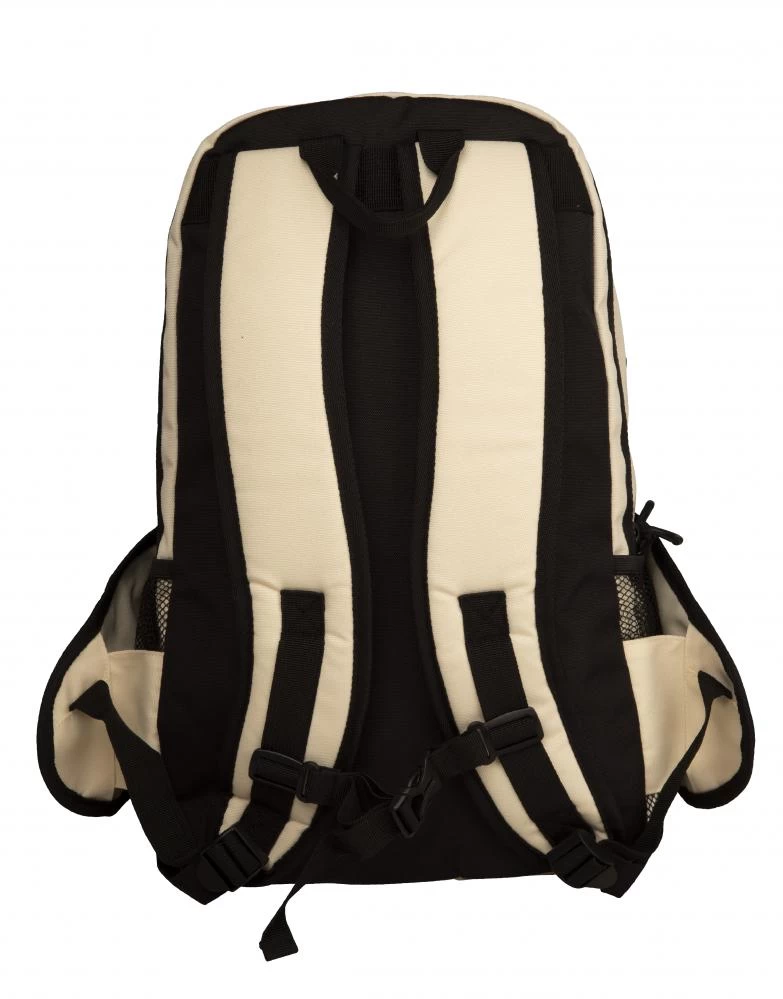 Santa Cruz Classic Label Skatepack Bag - Off White 2 Santa Cruz Classic Label Skatepack Bag - Off White - Image 2