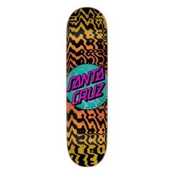 Santa Cruz Zebra Marble Dot 7 Ply Birch Skateboard Deck - 8.125"