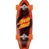 Santa Cruz Flame Dot Shark Surf Skate Board - 31.5"