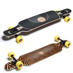 Loaded Tan Tien Topo Flex 2 Longboard - Yellow Fat Free