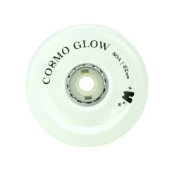 Moxi Cosmo Glow LED Light Up Roller Skate Wheels White Rain Glow 62mm 80a - 4 Pack