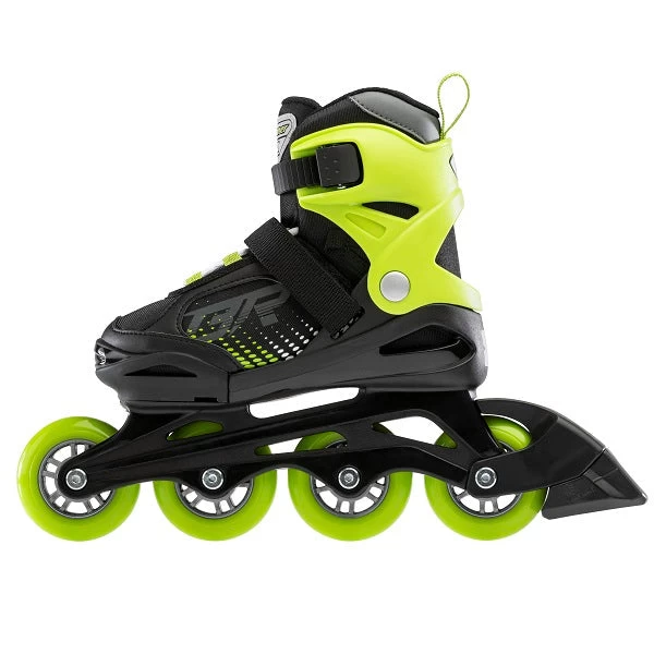 Bladerunner Phoenix Adjustable Kids Skates - Black/Green 2 Bladerunner Phoenix Adjustable Kids Skates - Black/Green - Image 2
