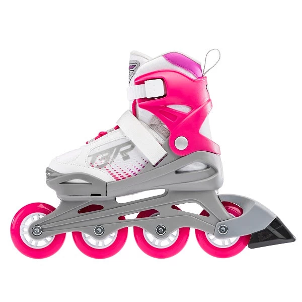 Bladerunner Phoenix Adjustable Kids Skates - White/Fuchsia 2 Bladerunner Phoenix Adjustable Kids Skates - White/Fuchsia - Image 2