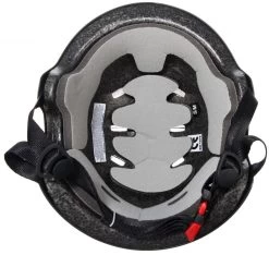 Bullet X Santa Cruz Screaming Hand Helmet - Matt Black -Skateboard Promotion Store bullet helmet inside