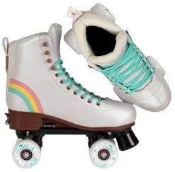 Chaya Bliss Adjustable Roller Skates - Vanilla -Skateboard Promotion Store chaya bliss adjustable roller skates vanilla pair