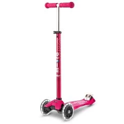 Maxi Micro Deluxe LED Scooter - Pink