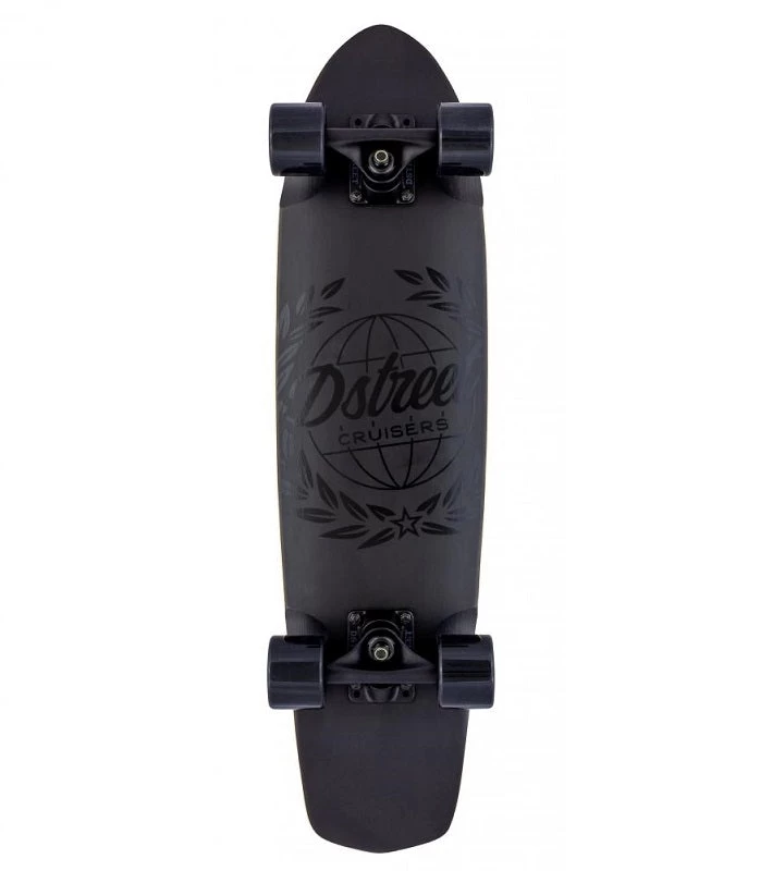 D Street Atlas Black Cruiser Skateboard - 28" 1 D Street Atlas Black Cruiser Skateboard - 28"
