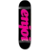 Enjoi Flocked Black HYB Skateboard Deck - 7.75"