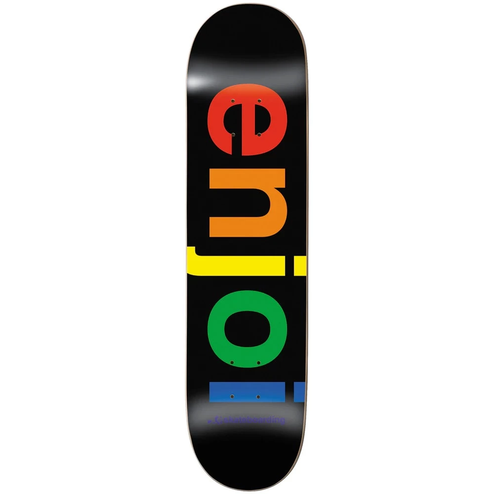 Enjoi Spectrum R7 Black Skateboard Deck - 8.0" 1 Enjoi Spectrum R7 Black Skateboard Deck - 8.0"