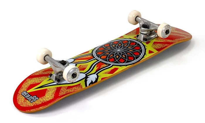 Enuff Dreamcatcher Mini Skateboard - Orange/Yellow 7.25" 2 Enuff Dreamcatcher Mini Skateboard - Orange/Yellow 7.25" - Image 2