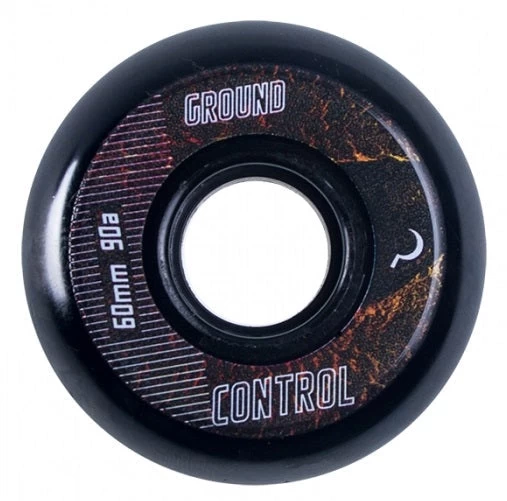 Ground Control Earth City Black Wheels 60mm 90a - Set Of Four 1 Ground Control Earth City Black Wheels 60mm 90a - Set Of Four