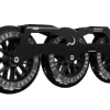 Ground Control Tri Skate Frame V2 125mm Complete Setup - Black