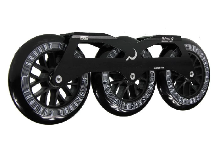 Ground Control Tri Skate Frame V2 125mm Complete Setup - Black 1 Ground Control Tri Skate Frame V2 125mm Complete Setup - Black