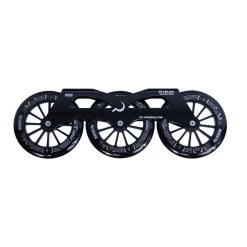 Ground Control Tri Skate Frame V3 125mm Complete Setup - Black