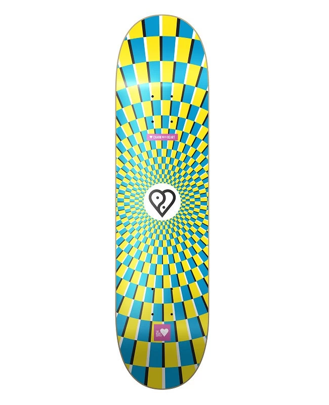 Heart Supply Chris Chann Illusion Embossed Pro Model Deck - 8.0" 1 Heart Supply Chris Chann Illusion Embossed Pro Model Deck - 8.0"