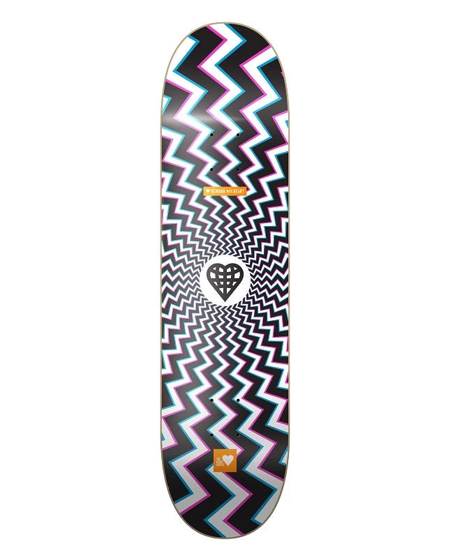 Heart Supply Heimana Reynolds Illusion Embossed Pro Model Deck - 8.25" 1 Heart Supply Heimana Reynolds Illusion Embossed Pro Model Deck - 8.25"