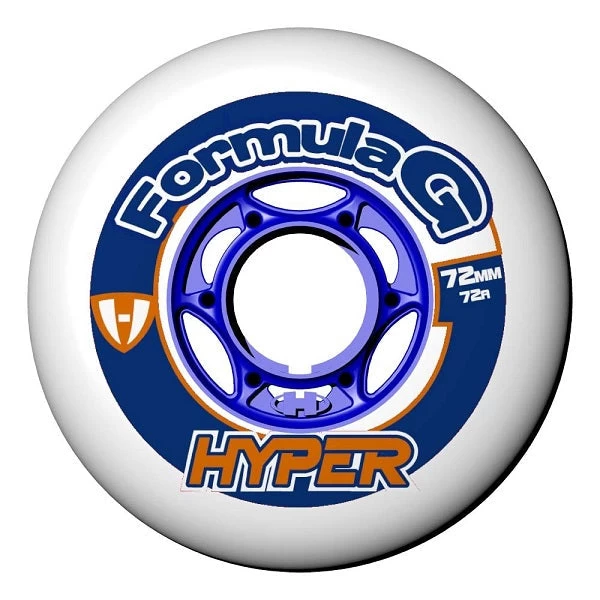 Hyper Formula G White Indoor Wheels - 72mm 72a 1 Hyper Formula G White Indoor Wheels - 72mm 72a