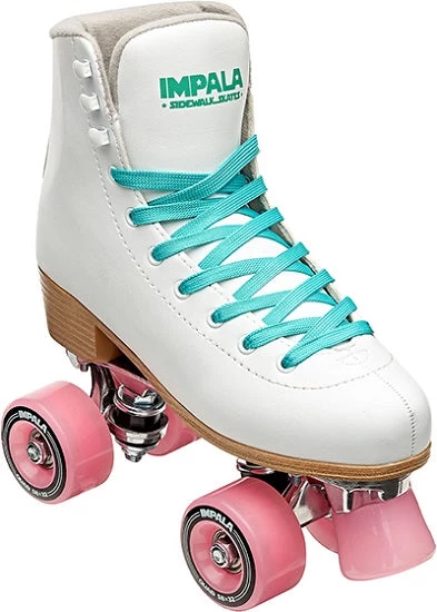Impala Quad Roller Skates - White 1 Impala Quad Roller Skates - White