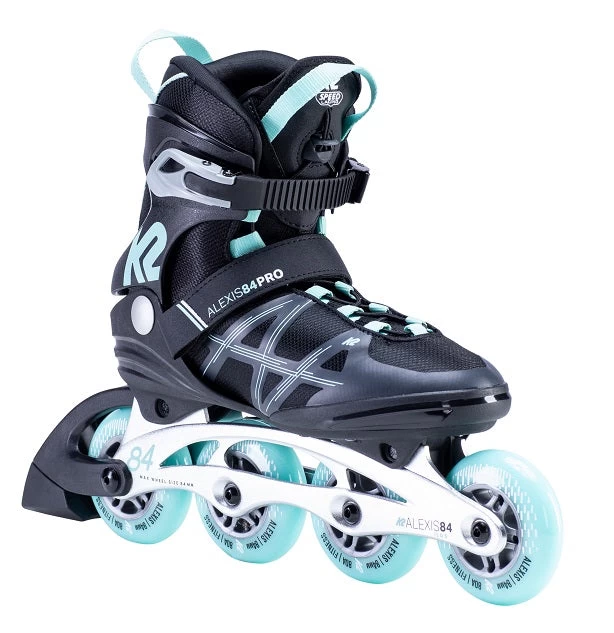 K2 Alexis 84 Pro Womens Inline Skates - Black/Blue 1 K2 Alexis 84 Pro Womens Inline Skates - Black/Blue