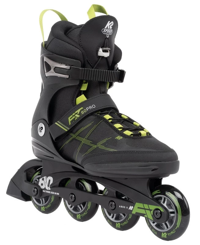 K2 Fit 80 Pro Mens Inline Skates - Black/Olive 1 K2 Fit 80 Pro Mens Inline Skates - Black/Olive