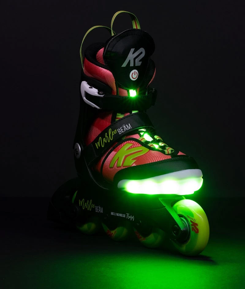 K2 Marlee Beam Adjustable Size Skates - Pink 2 K2 Marlee Beam Adjustable Size Skates - Pink - Image 2