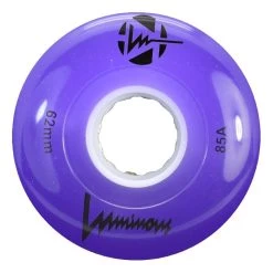 Luminous Light Up Quad Wheels Purple 62mm - 4 Pack