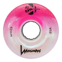 Luminous Light Up Quad Wheels Cotton Candy 62mm - 4 Pack