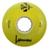 Luminous Light Up Quad Wheels Yellow 62mm - 4 Pack