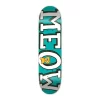 Meow Logo Teal Skateboard Deck - 8.0"