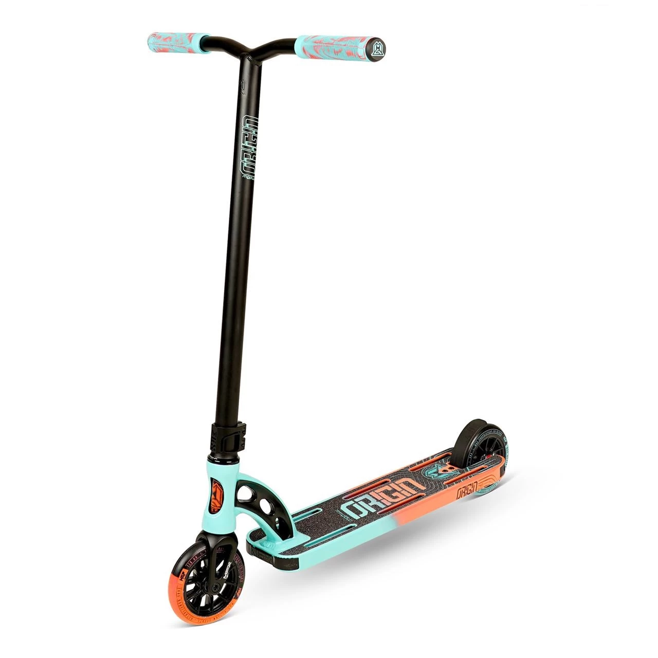 MGP VX Origin II Pro 5" Stunt Scooter - Teal/Orange 1 MGP VX Origin II Pro 5" Stunt Scooter - Teal/Orange