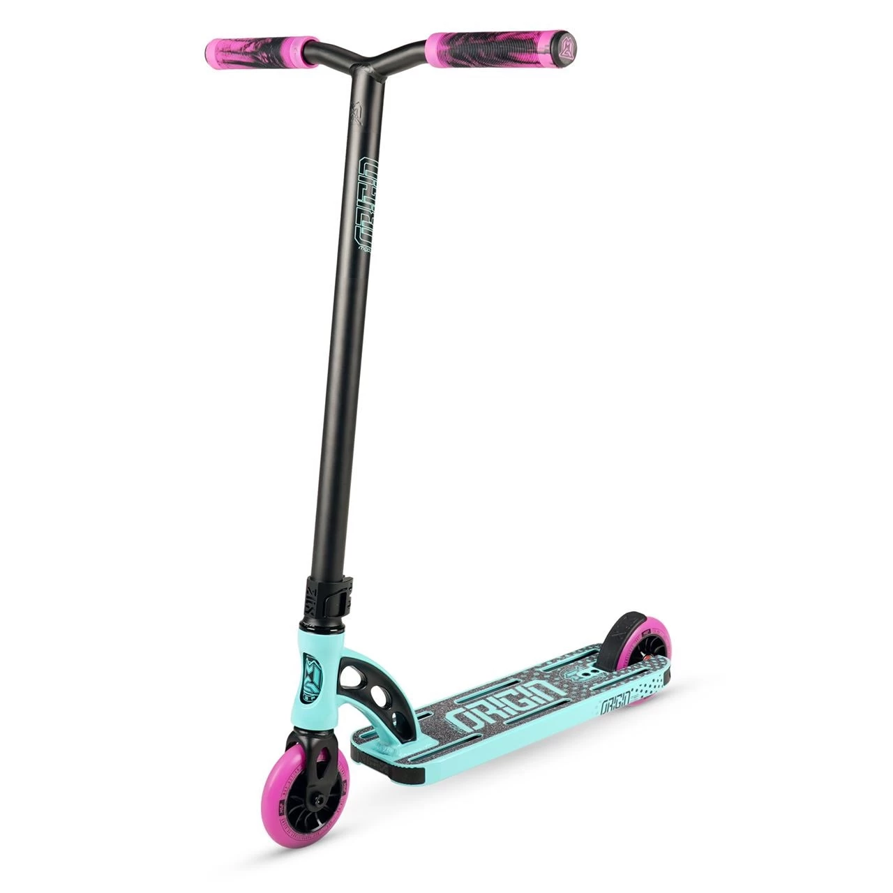 MGP VX Origin II Shredder Pro 5" Stunt Scooter - Teal/Pink 1 MGP VX Origin II Shredder Pro 5" Stunt Scooter - Teal/Pink