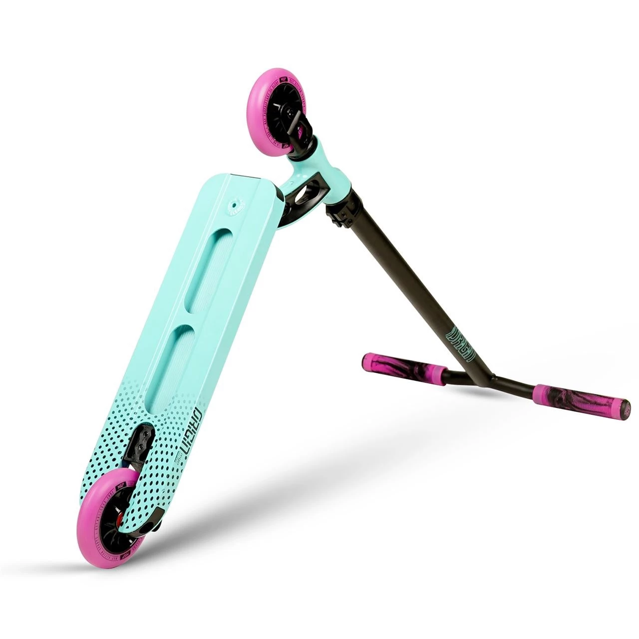 MGP VX Origin II Shredder Pro 5" Stunt Scooter - Teal/Pink 2 MGP VX Origin II Shredder Pro 5" Stunt Scooter - Teal/Pink - Image 2