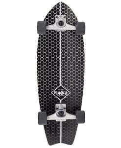 Mindless Surf Skate Fish Tail Black - 29.5"