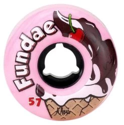 Moxi Fundae Bubble Gum Wheels 57mm 92a - Set Of 4