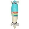 Ocean Pacific Sunset Teal And White Pin Tail Longboard - 36"